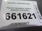 Haval F7x с 2019г Крыло переднее правое (8403211XKQ00A)