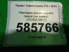 Toyota Camry V70 с 2018г Накладка двери задней левой (на рамку) (75762LH011) (75762011)