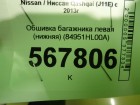 Nissan Qashqai с 2014г Обшивка багажника левая (нижняя) (84951HL00A)