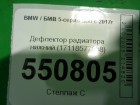 Bmw 5-серия G30 с 2017г Дефлектор радиатора нижний (17118577638)